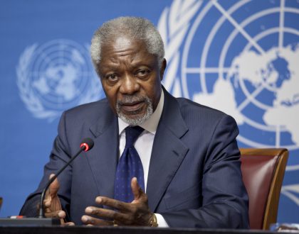 La ONU lamenta profundamente la muerte del ex Secretario General Kofi Annan