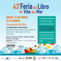 Raúl Allard presentará “La esperanza frustrada” en la Feria del Libro de Viña del Mar